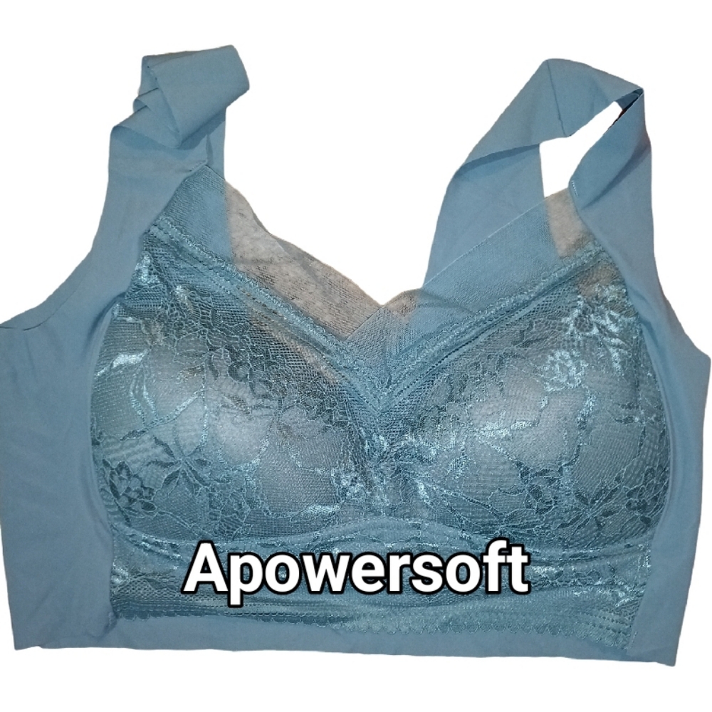 Blue Lace Bra